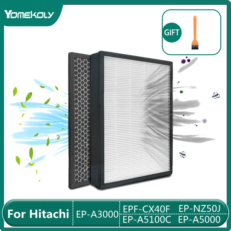 1 шт для экскаватора Hitachi EP-A3000 A5000 A5100C Воздухоочистители 2 в HEPA + активированный