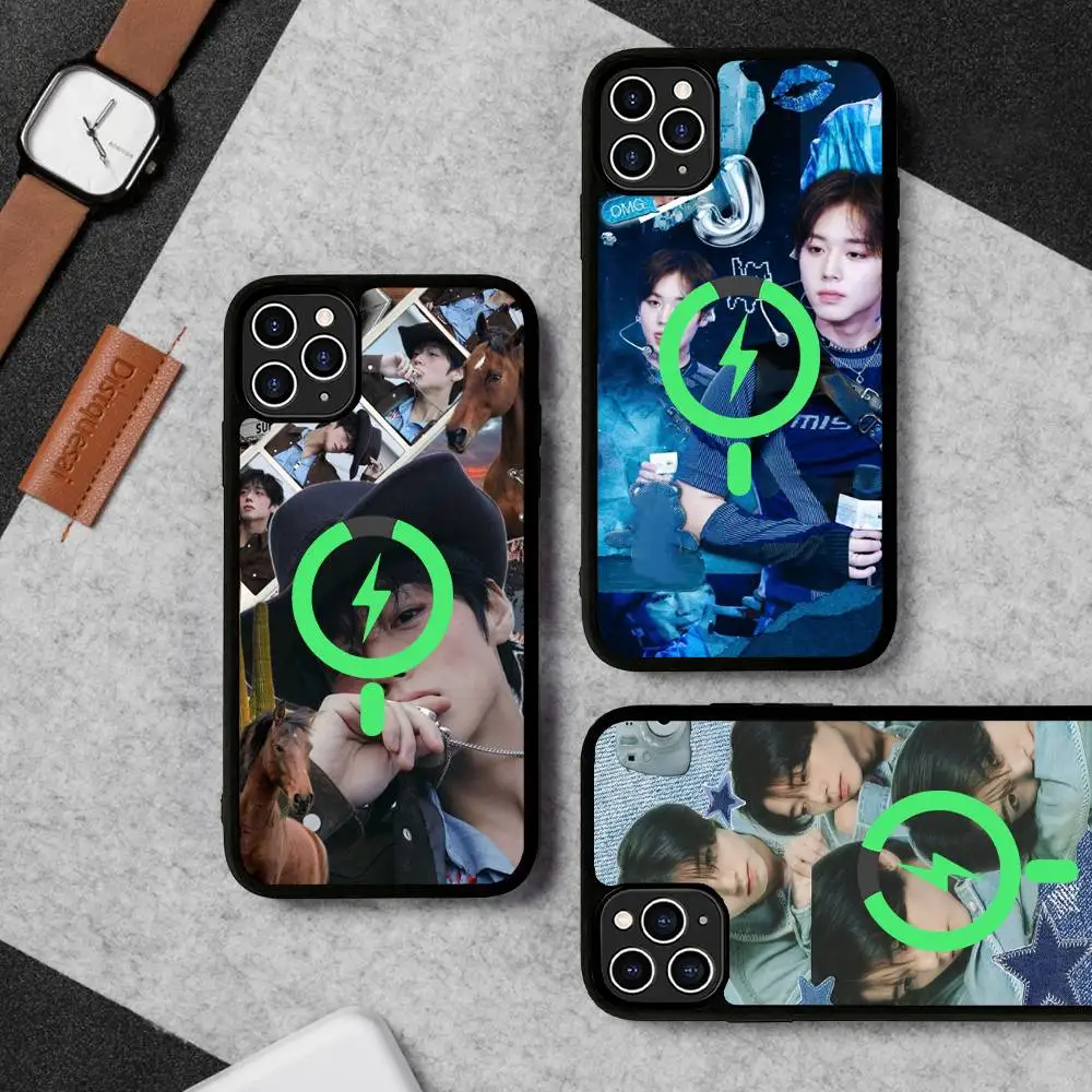 Фото Чехол для телефона Singer P-Park Ji H-Hoon для Magsafe, для iPhone 17, 16 Pro Max, 15, 14 Plus, 13, 12, 11, с беспроводной зарядкой №2