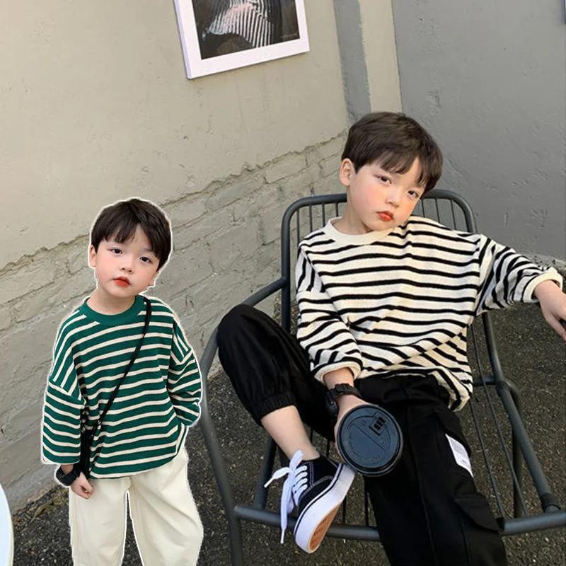 

Boys Hoodies Sweatshirts Cotton Tops Outwear 2023 Elegant Spring Autumn Windproof Kids High Quality Children's Clothing