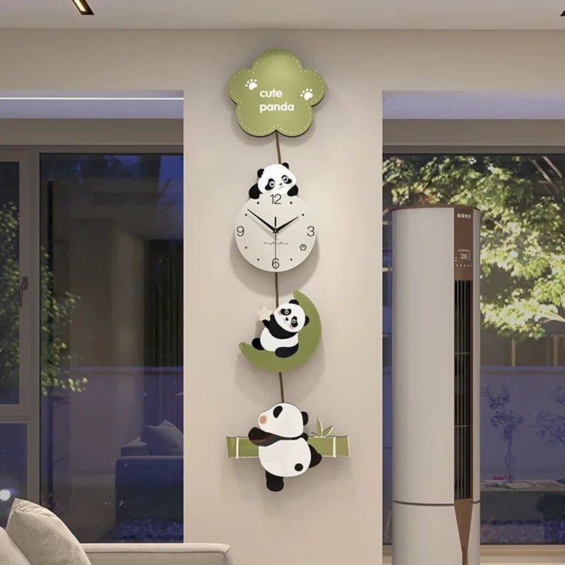 Корейские винтажные настенные часы цифровые Роскошные внутренние Xenomorph для