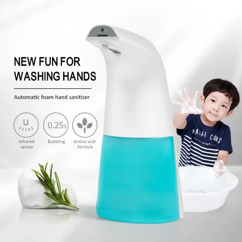 

250ML Touchless Infrared Induction Hand Washing Machine Automatic Foam Soap Dispenser Bathroom Home Kitchen Dropshipping