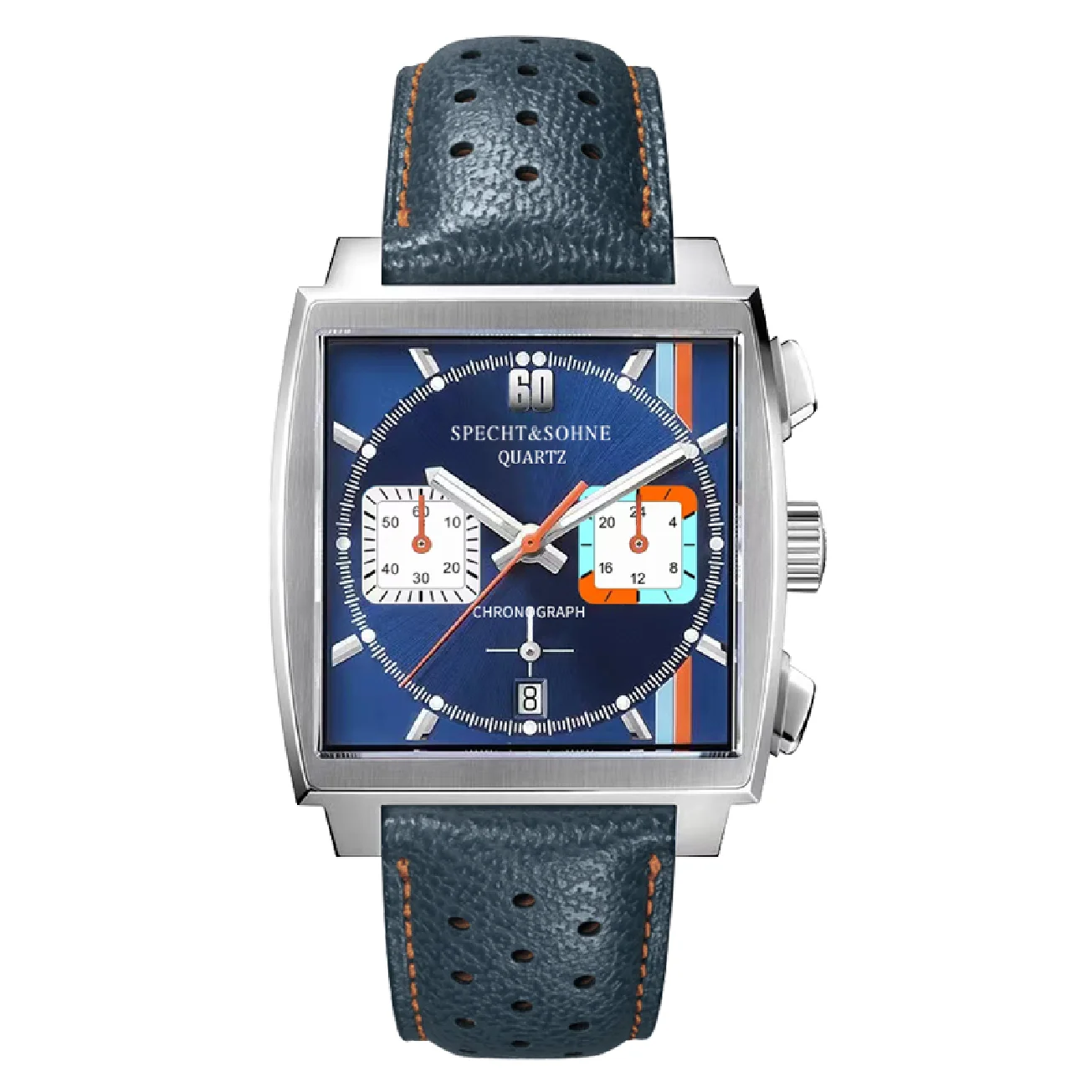 

Relogio Masculino 2023 Specht&Sohne High Quality VK64 Quartz Watches 39MM Stainless Steel Genuine Leather Strap Waterproof