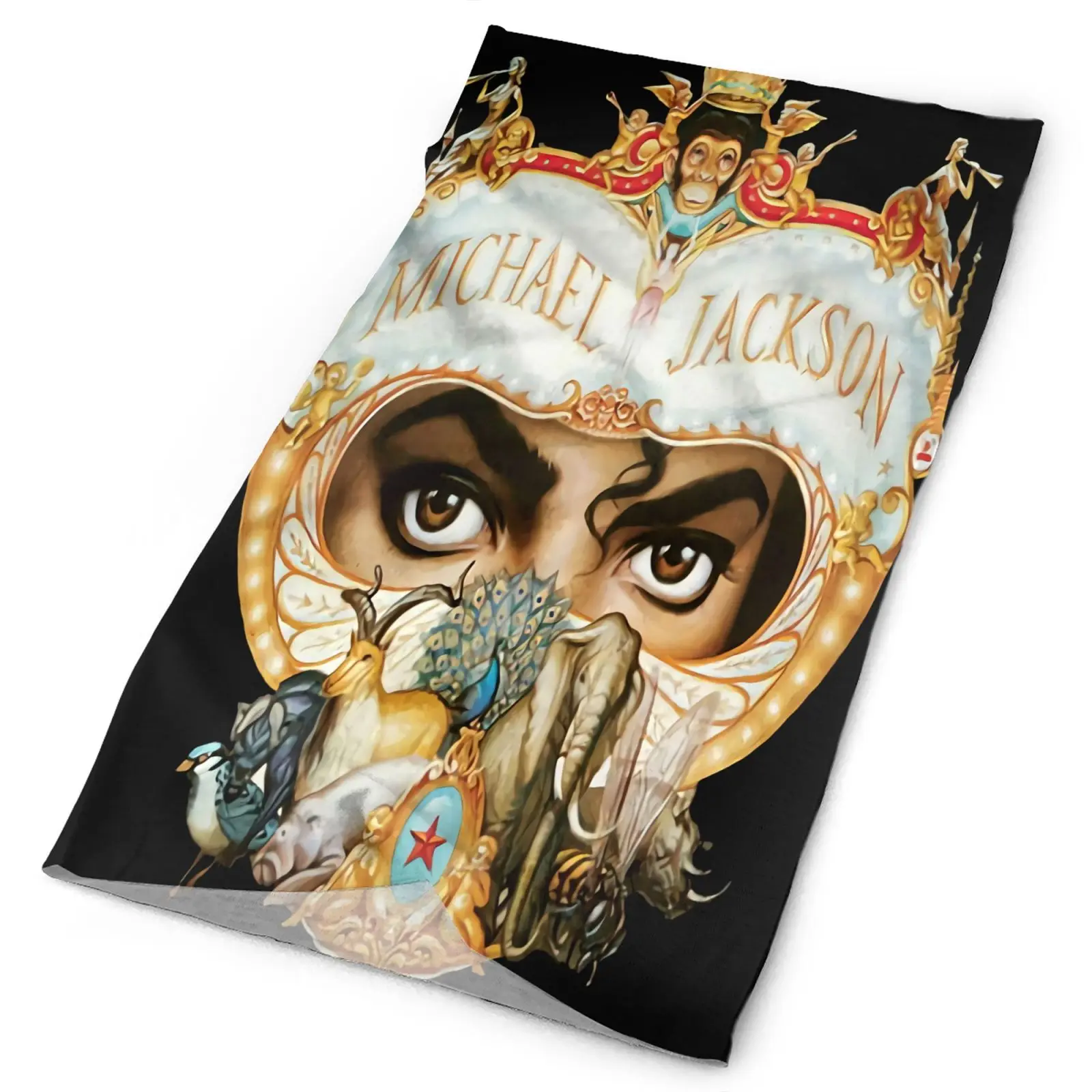 

Michael Jackson Dangerous Official 1835 Men's Bandana Snood Scarf Face Mask Multicam Facemask For Snowboard Tactic Scarf Scarf