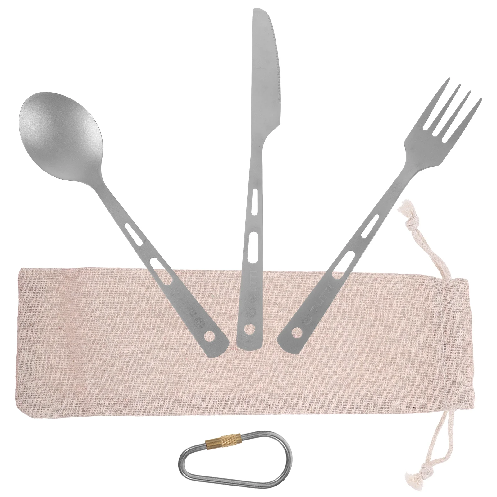 Портативный набор посуды для кемпинга и пикника столовые приборы из нержавеющей