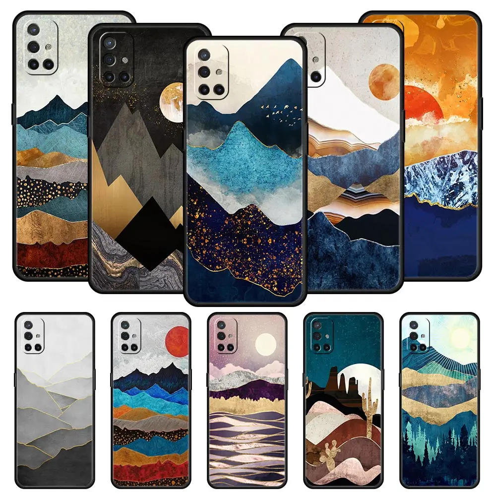 

Hand Painted Scenery Cover For OnePlus 9 Pro 9T 9R 9RT 8T 8 7 6T 7T Z 5G Shell OnePlus Nord 2 CE N200 N10 5G N100 Phone Case