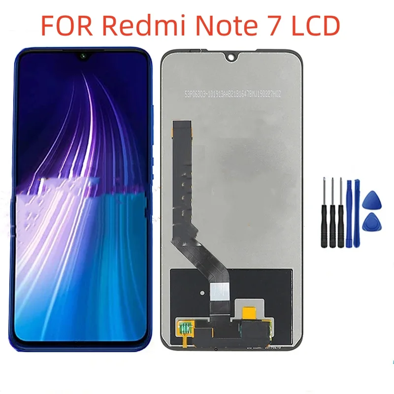 Дисплей 6 3 дюйма для Xiaomi Redmi Note 7S ЖК-дисплей с сенсорным экраном замены 7 Pro M1901F7H