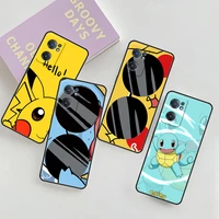 silicone case for oneplus 8t 8 nord 7 9 8 10 pro n10 2 5g smartphone cover for oppo a53 a93 f19 a15 cover squirtle pikachus