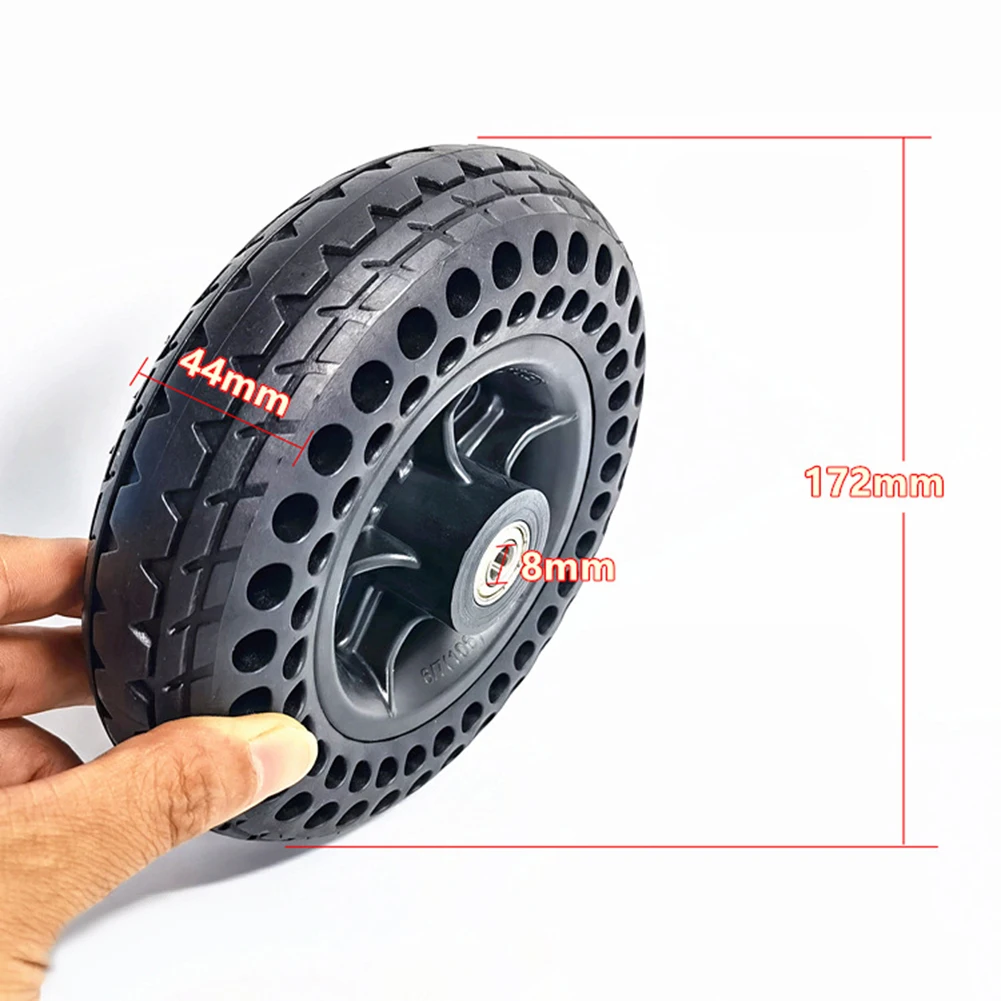 

Новый набор колес для шин, интегрированная ступица 44 мм * 172 мм * 8 мм, высокая эластичность, выдерживает нагрузку и долговечность, износостойкость