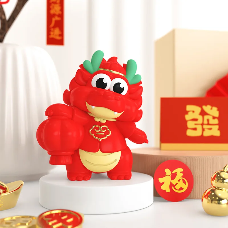 

2024 г., китайская Лунная и новогодняя искусственная кукла дракона, товары для Года, год Дракона, праздник весны, игрушечное украшение для комнаты