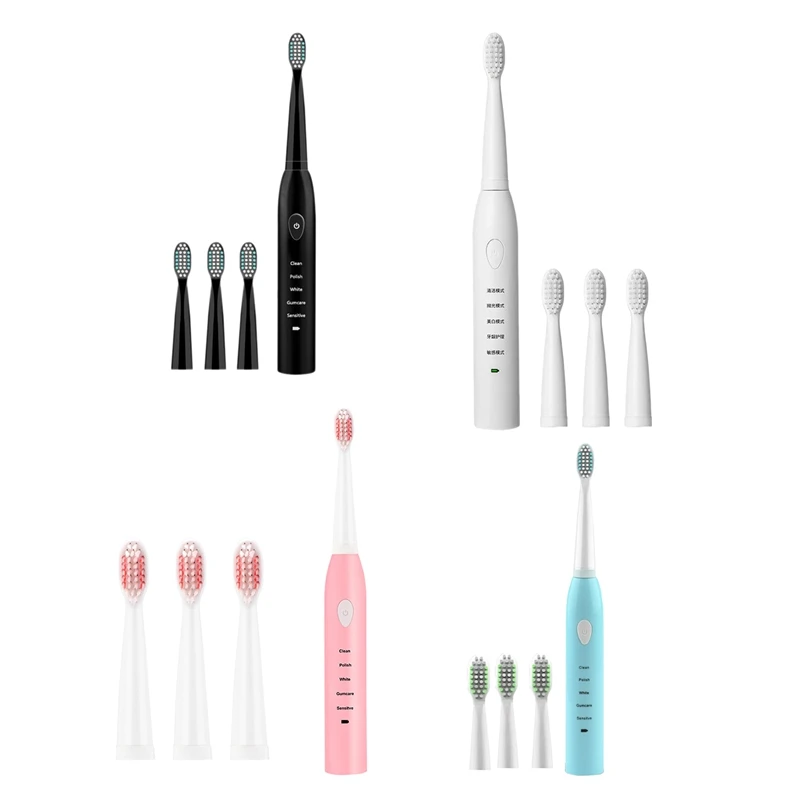 

Ультразвуковая электрическая зубная щетка, зубная щетка с зарядкой, моющаяся, для отбеливания зубов