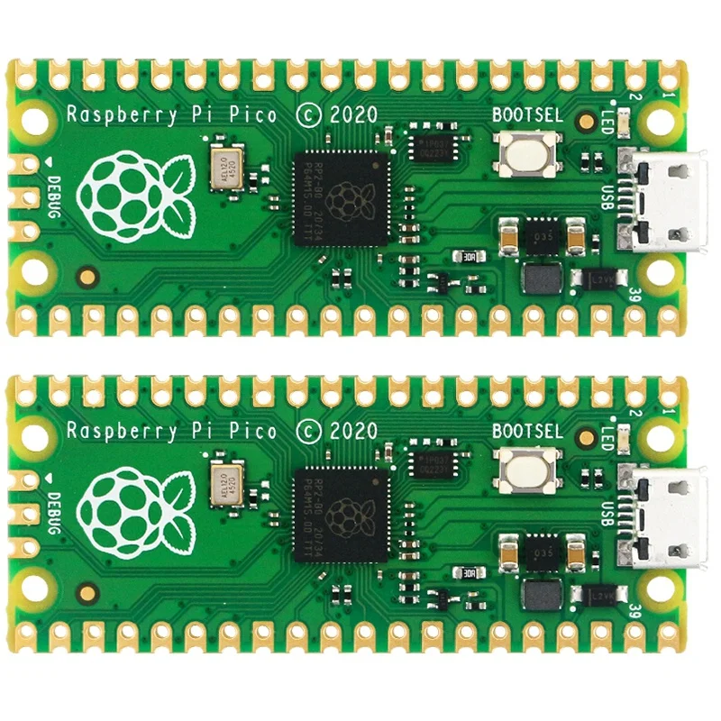 

2 шт., плата микроконтроллера для Raspberry Pi Pico a, низкая цена, высокая производительность, с гибкими цифровыми интерфейсами