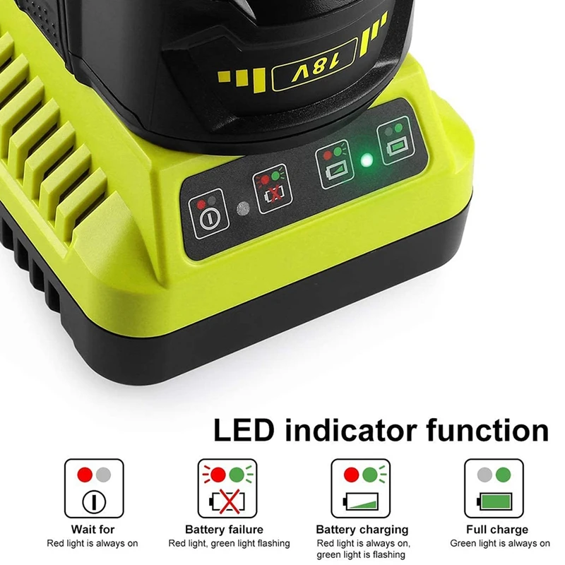 Зарядное устройство P117 для Ryobi 12 В-18 в NI-CD Ni-MH li-ion аккумулятор P102 P103 P104 P105 P107