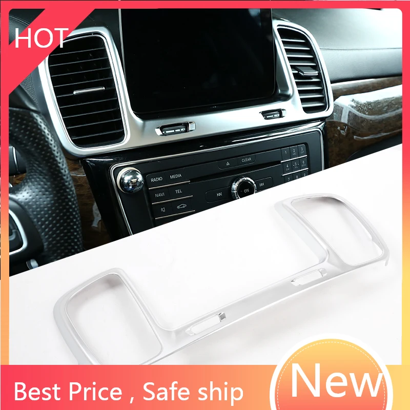 

Центральное управление, декоративная защитная рамка для воздуховыпускного отверстия, отделка для Mercedes Benz GLS GLE Class 16-19, пластиковые автомоби...