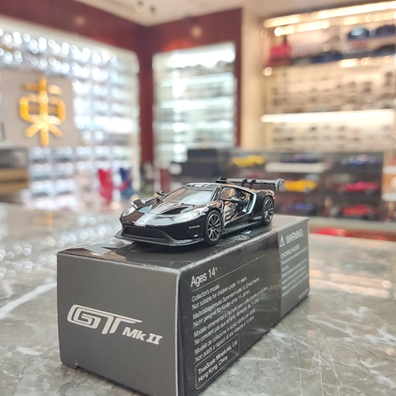 Mini GT 1:64 Model Car MK II #006 Alloy Die-cast Vehicle #297 LHD Shadow Black | Railed/Motor/Cars/Bicycles