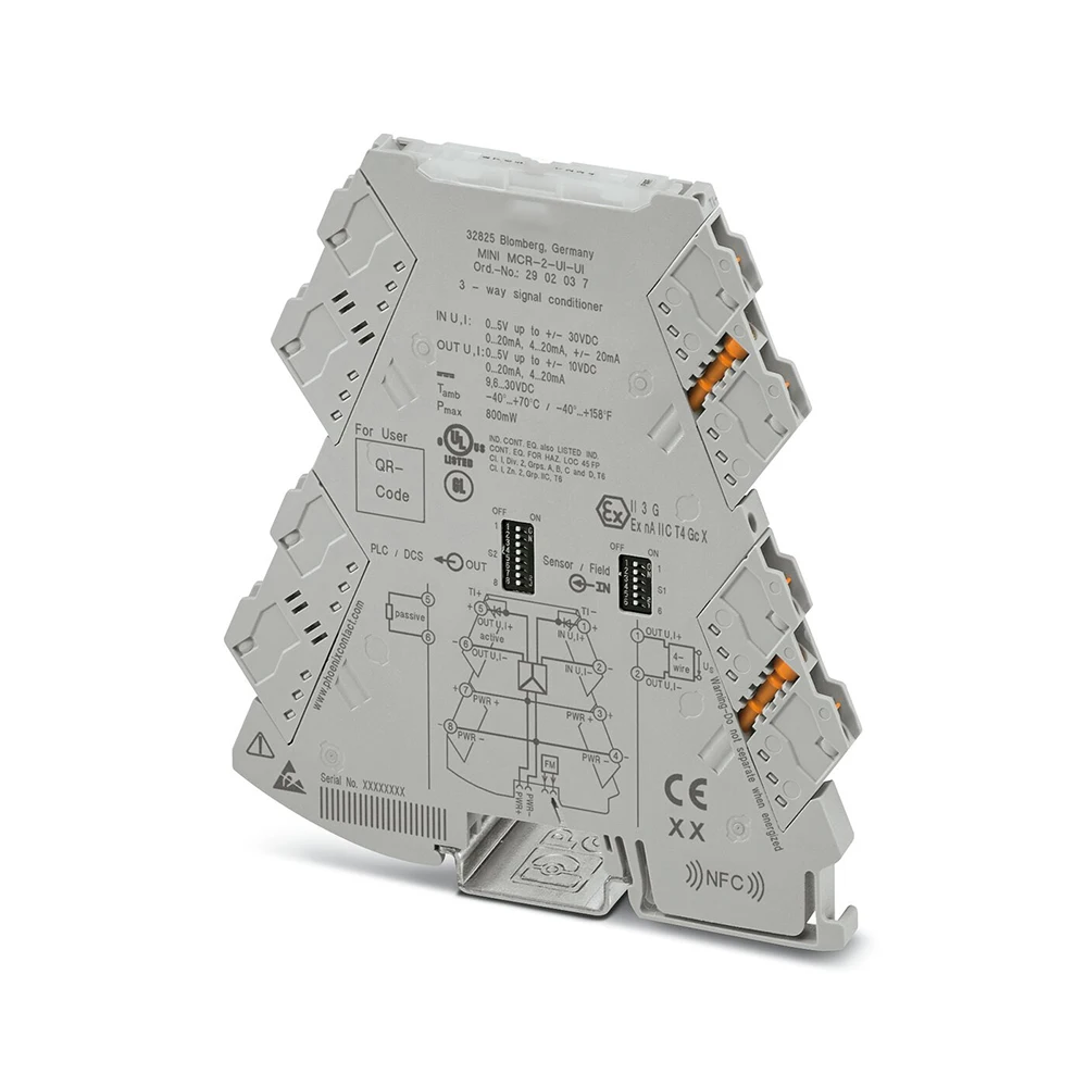 

2902037 For Phoenix Signal Supply MINI MCR-2-UI-UI