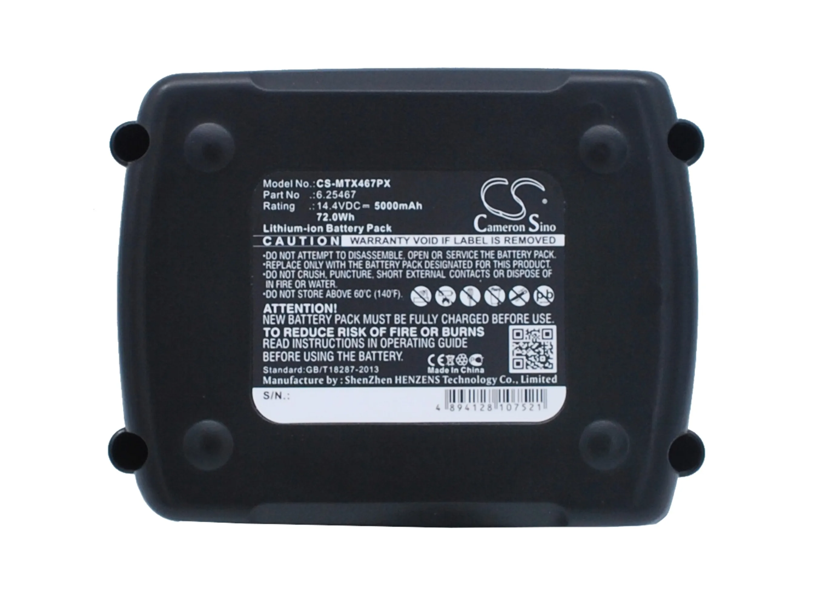 

CS 5000mAh Battery For Metabo 6.25454 6.25467 625498000 625526000 C98116 BS 14.4 LTX Impuls ULA 14.4-18 BS 14.4 6.02105.50