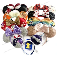 fashion disney mickey mouse headband 2022 cartoon multivariant minnie ear hairband cosplay for adults kids hair accessories