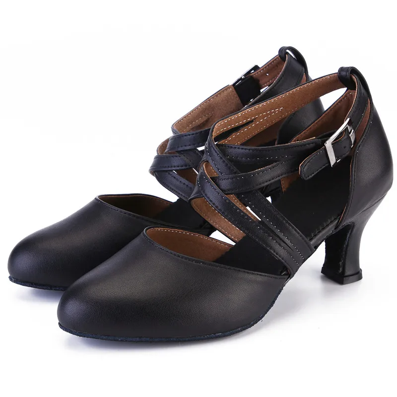 Ladies dance shoes women Modern soft soled dance shoes high heels bullfight cha cha tango remba dance shoes social dance shoes