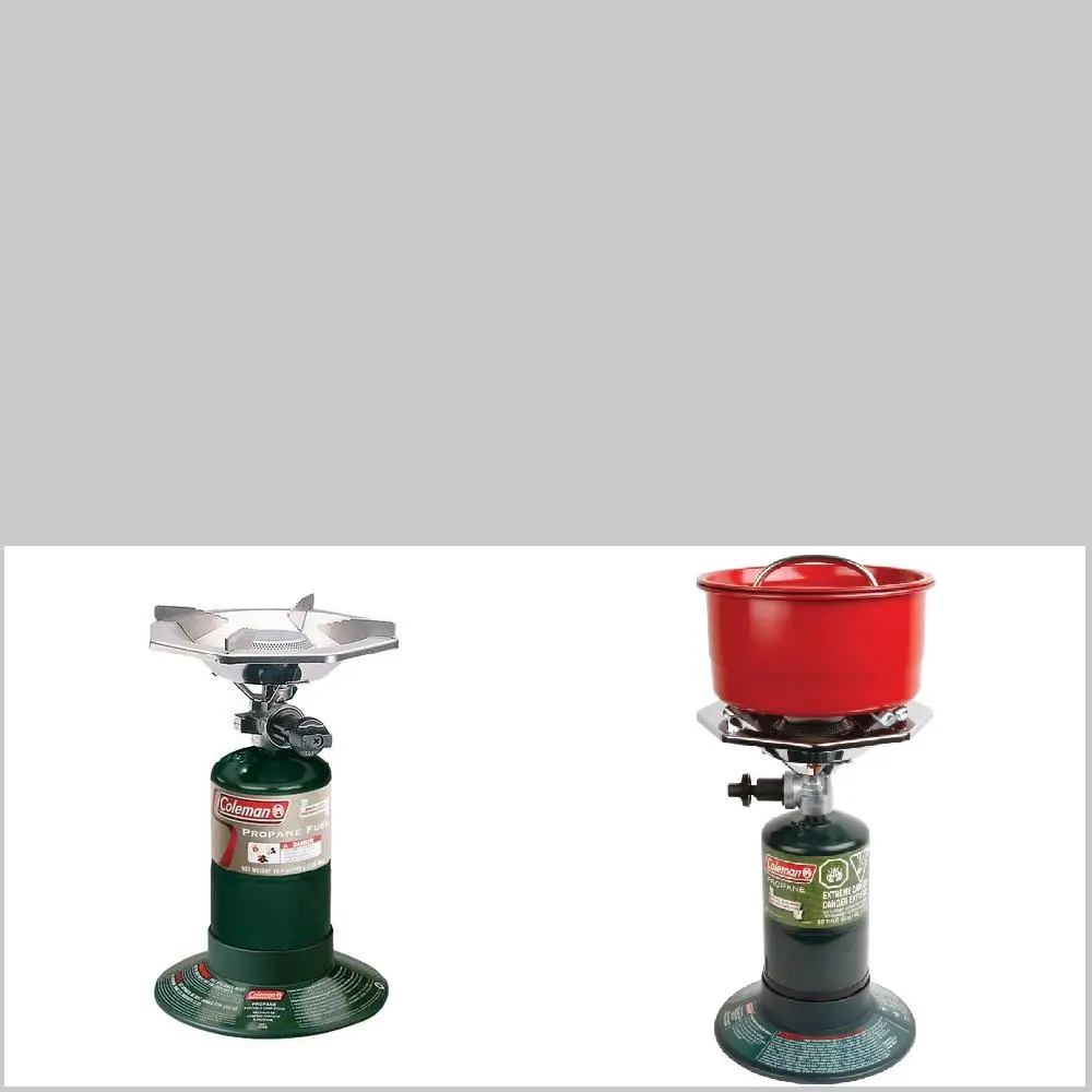 

"Ultra Luxurious Portable Adjustable 1-Burner Propane Camping Stove with Bottletop Design - Perfect for Outdoor-Loving Adventure