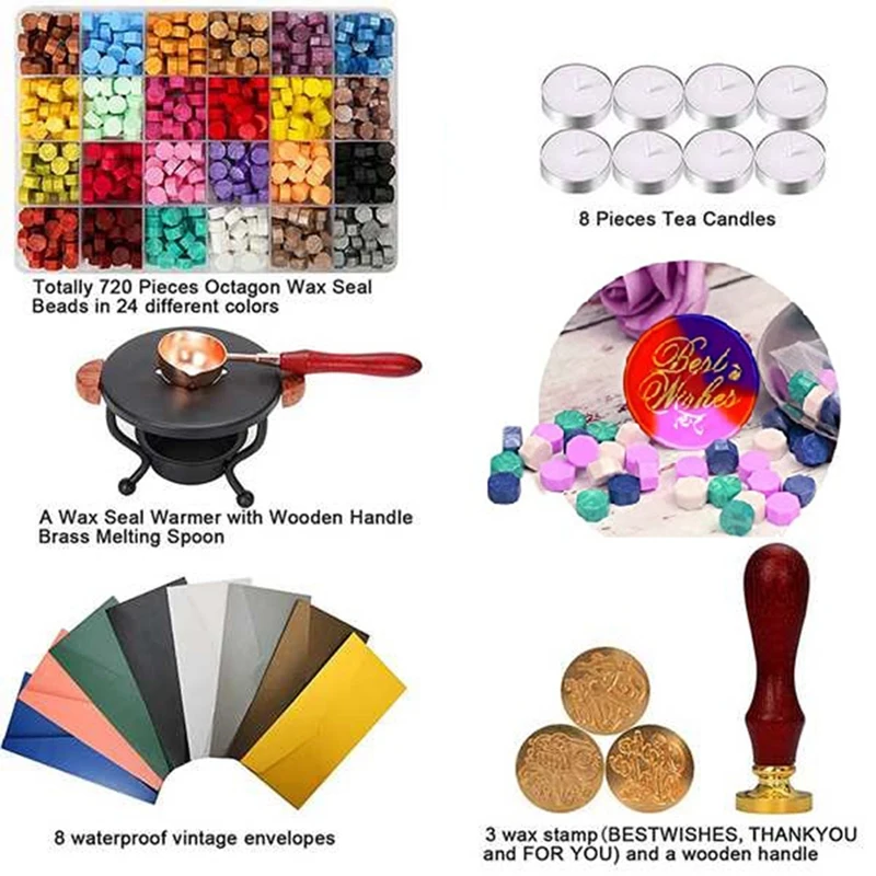 Набор для уплотнения восковых бусин 1 комплект уплотнительные восковые бусины с