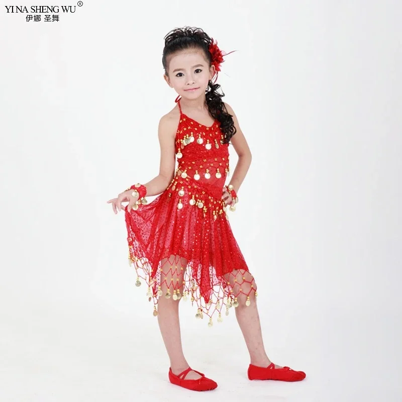 Детские костюмы для танца живота комплект восточных танцев девочек танцы