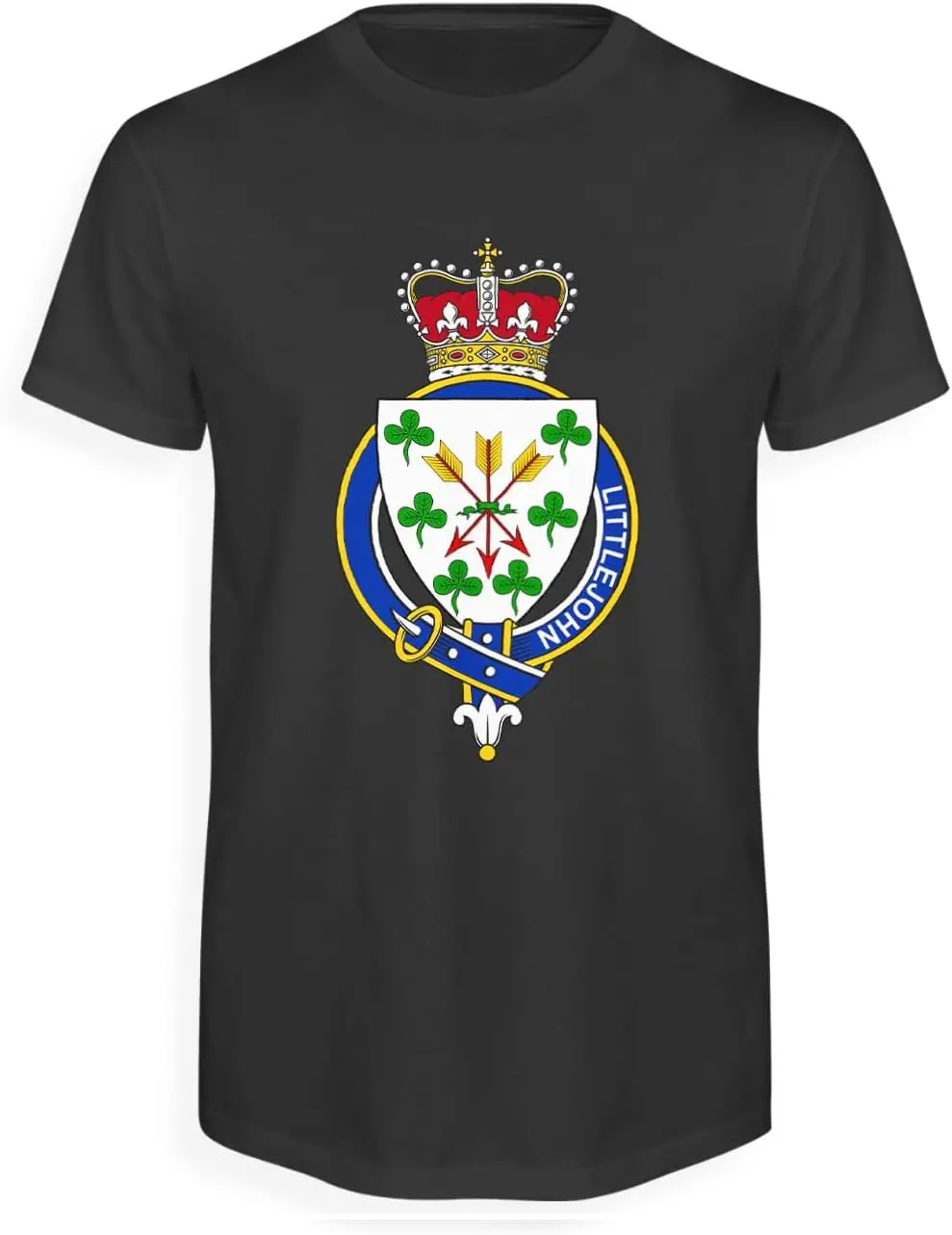 Мужская шотландская семейная футболка с подвязками Littlejohn