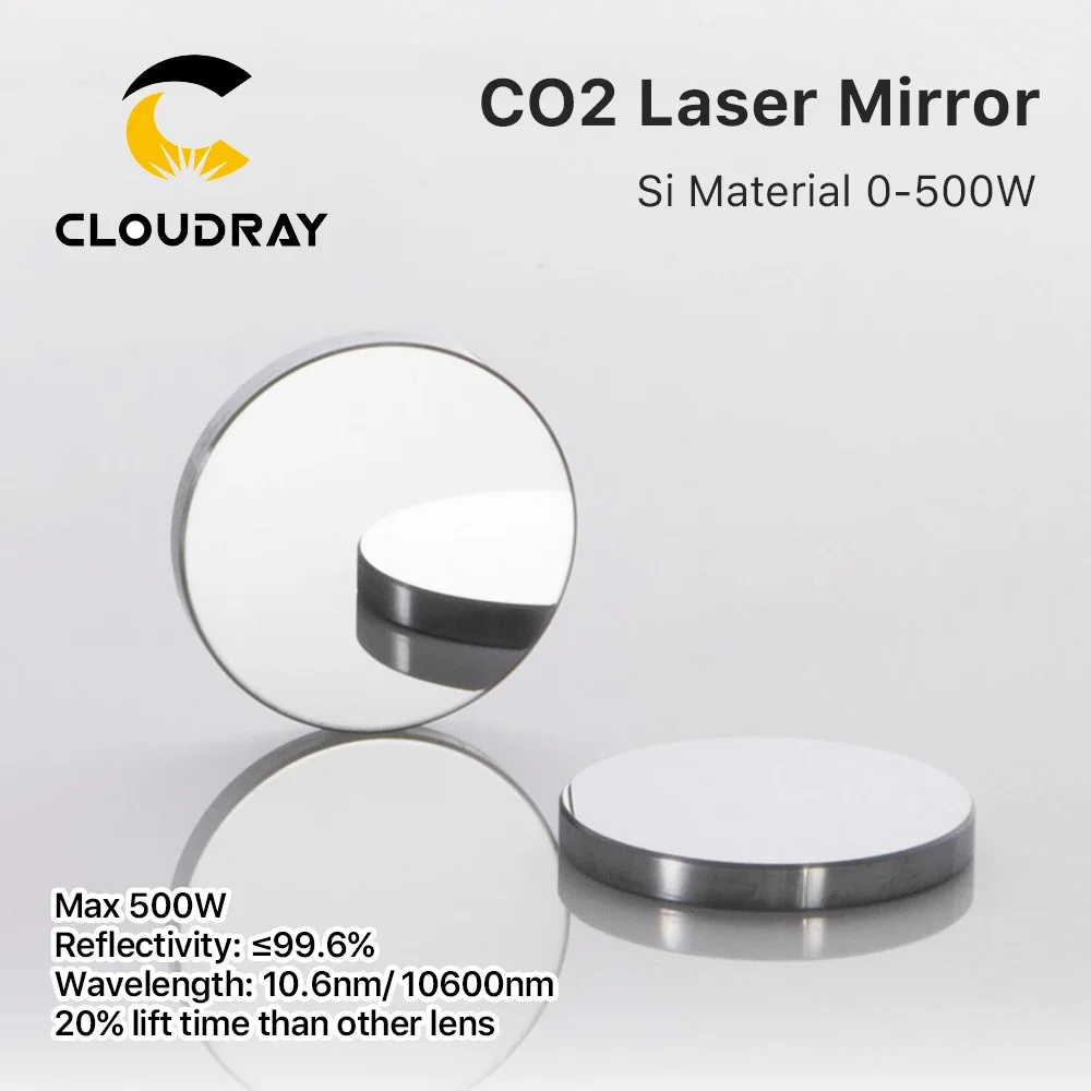 

Cloudray Зеркало для лазера CO2 500 Вт из силикона