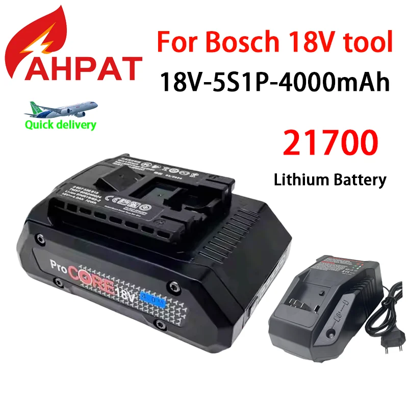 Профессиональный аккумуляторный инструмент Bosch 18 В 4 0 Ач BAT618 BAT609 GBA18V80 21700