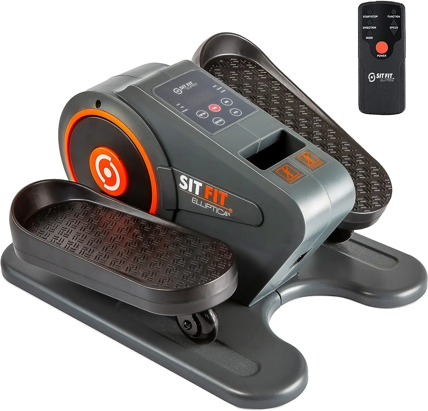 

Sit Down and Cycle! Powered Foot Pedal Exerciser for Seniors, Under Desk Elliptical Exercise Bike, Leg Exerciser While Sitting.