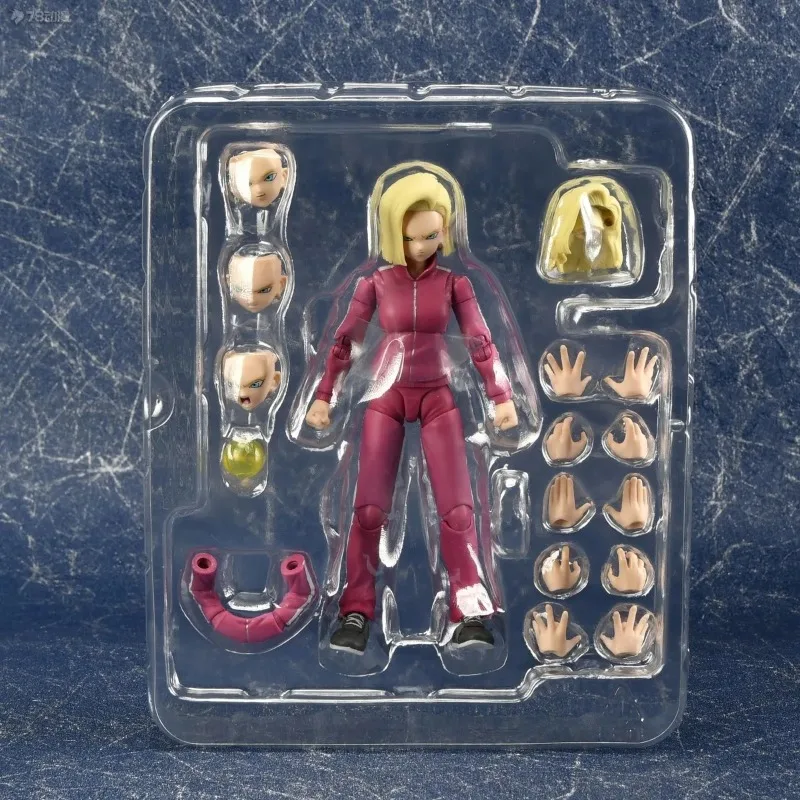 Фото В наличии: Коллекционная фигурка Bandai S.H.Figuarts Dragon Ball Super Android 17 18 -UNIVERSE SURVIVAL SAGA- (Аниме, модель, игрушка) №5