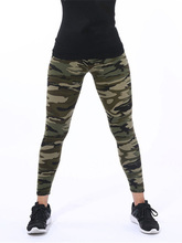 Cuhakci-leggings de camuflaje verde militar para mujer...