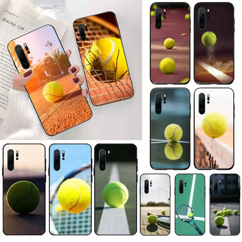 

Tennis ball sports Phone Case For Huawei honor Mate 10 20 30 40 i 9 8 pro x Lite P smart 2019 Y5 2018 nova 5t