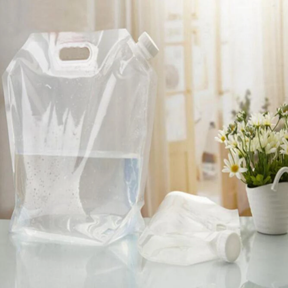 

15L Foldable Portable Water Bags Healthy Outdoor Camping Cooking Picnic BBQ Water Container Bag Carrier Container