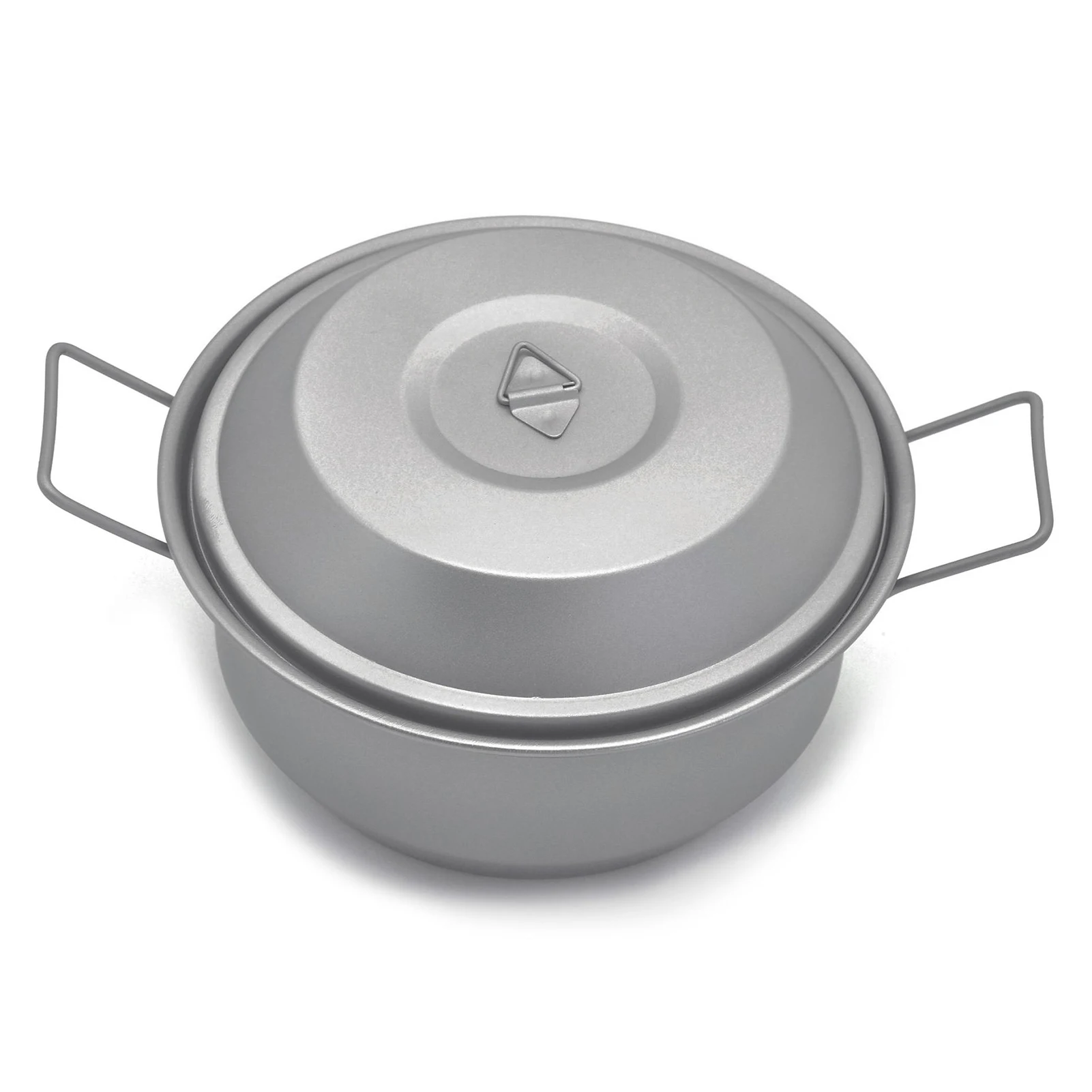 

1100ml Titanium Pot with Lid and Foldable Handles Outdoor Camping Backpacking Cooking Pot Cookware 2022 New