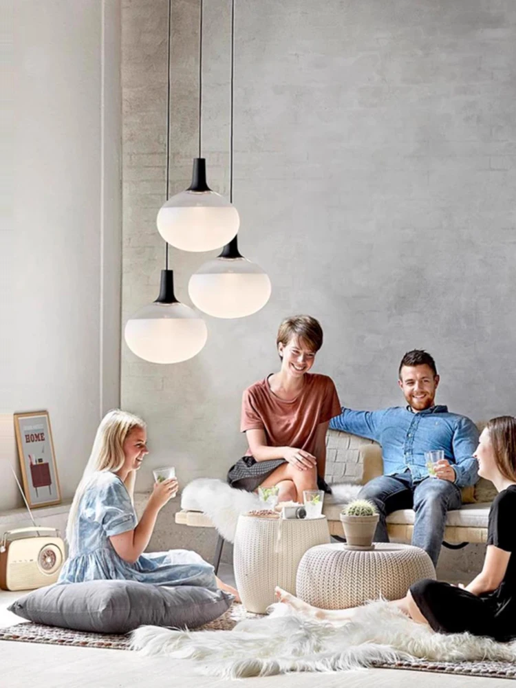 Потолочная люстра в виде пузырьков из стекла 7-12 Вт 25-35 см