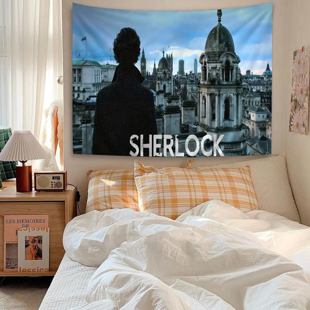 Гобелен I Am S-Sherlock H-Holmes для гостиной домашнего декора в общежитии художественный
