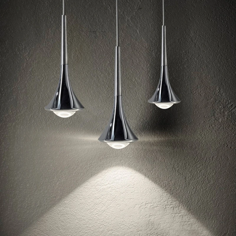 

Nordic Minimalist Pendant Lights LED Water Drop Lamp Hanging Lightings Restaurant Bar Living Room Suspension Fixture Home Decor