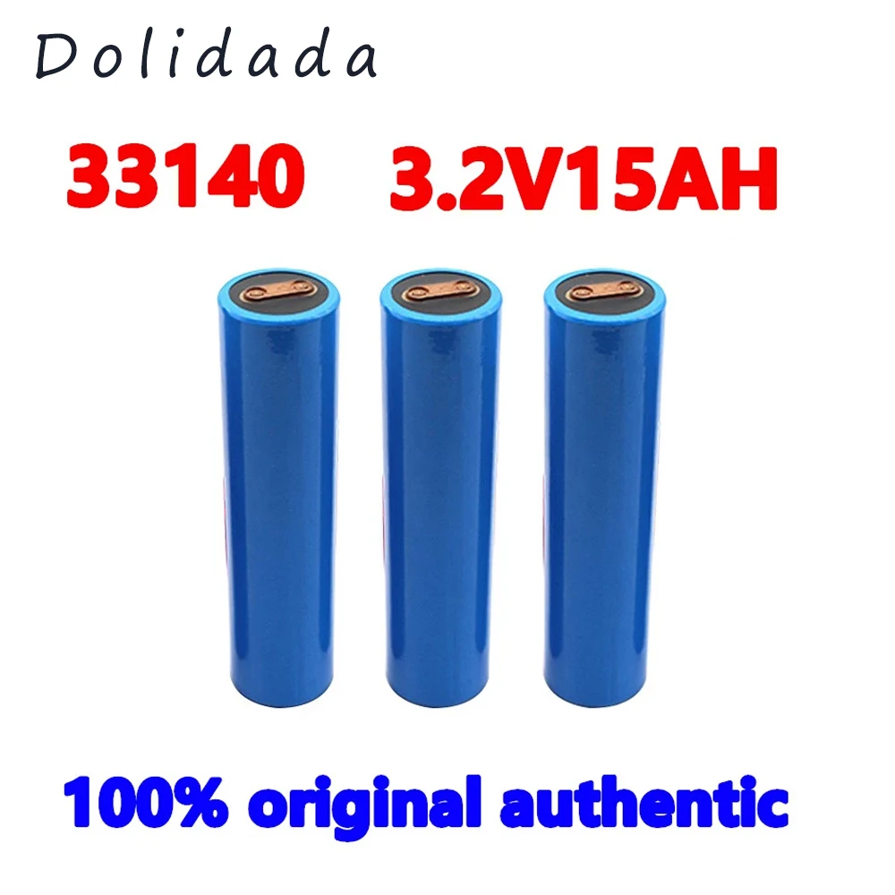 

Новинка, перезаряжаемый аккумулятор Dolidada 33140 3,2 в 15 Ач, литиевые батареи Lifepo4 для самостоятельной сборки, электроинструменты для электровелосипеда, электроскутера 12 В 24 В