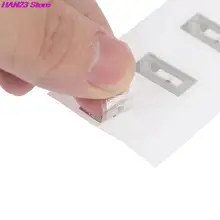 NFC 칩 Ntag213 스티커, 습식 인레이, 2*1cm, 13.56MHz, RFID NTAG213 라벨 태그, 직송, 10 개