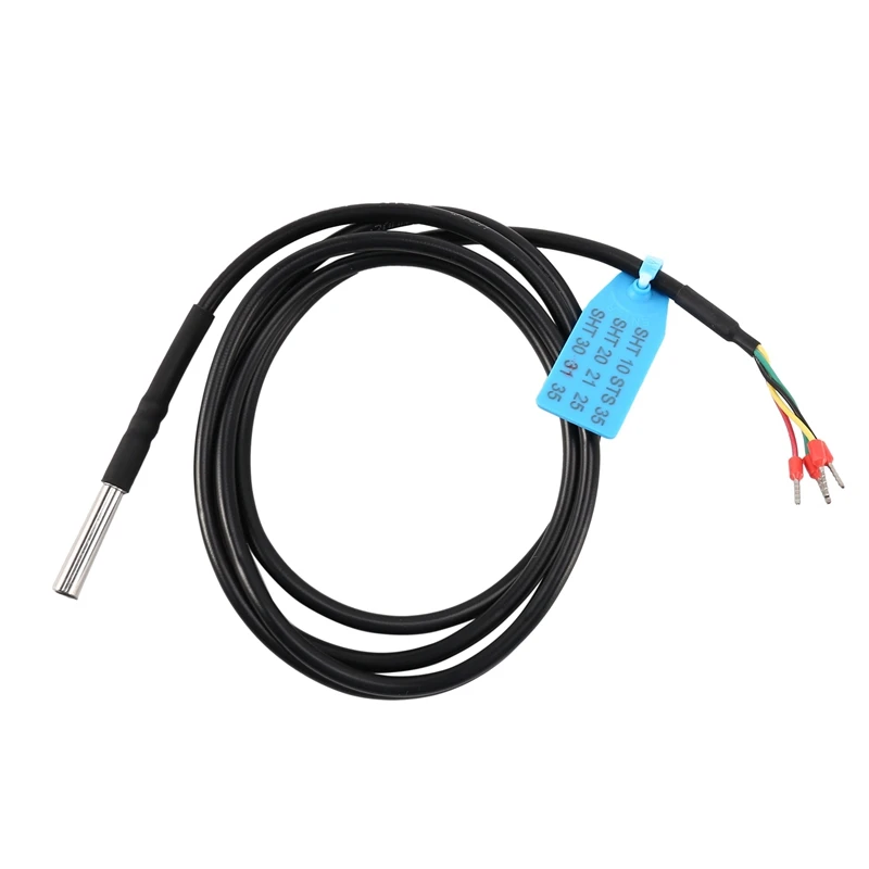 

10MA Temperature And Humidity Sensor,Soil Digital Temperature & Humidity Sensor Probe Waterproof Stainless Steel Case(FS304-SHT3