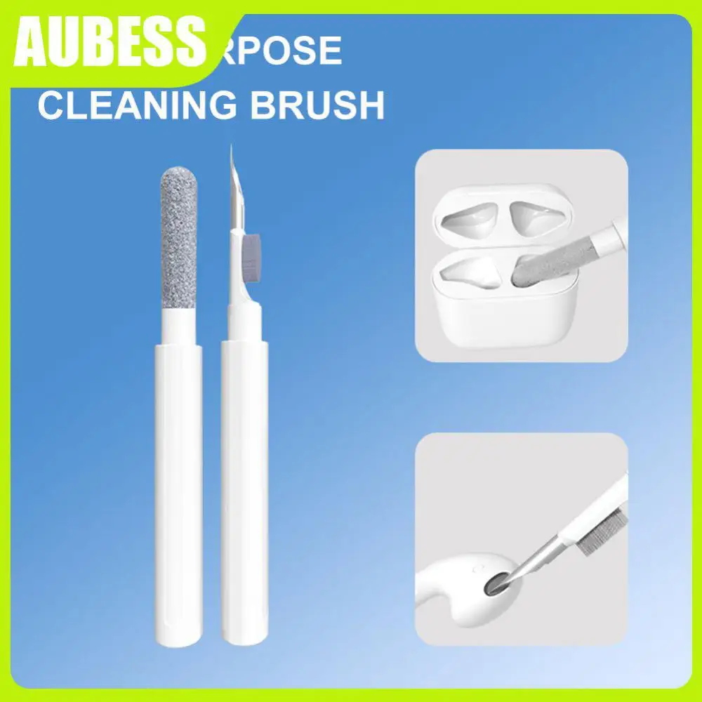

Earbuds Pen Brush With Handle Portable Earphones Cleaner Kit Charging Case Cleaning Tools Multi Purpose