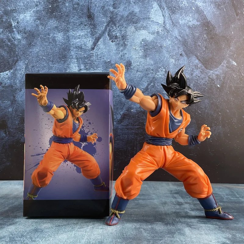 

21cm Dragon Ball Super Anime Figure Maximatic Son Goku Action Figure Toys For Kids Gift Collectible Model Ornaments Present