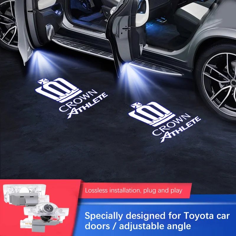 

Для Toyota Crown JZS171 JZS171W JZX175 JZX171 GRS180 GRS200 GRS181 GRS182 автомобильные светодиодные дверные лампы с логотипом, автоаксессуары