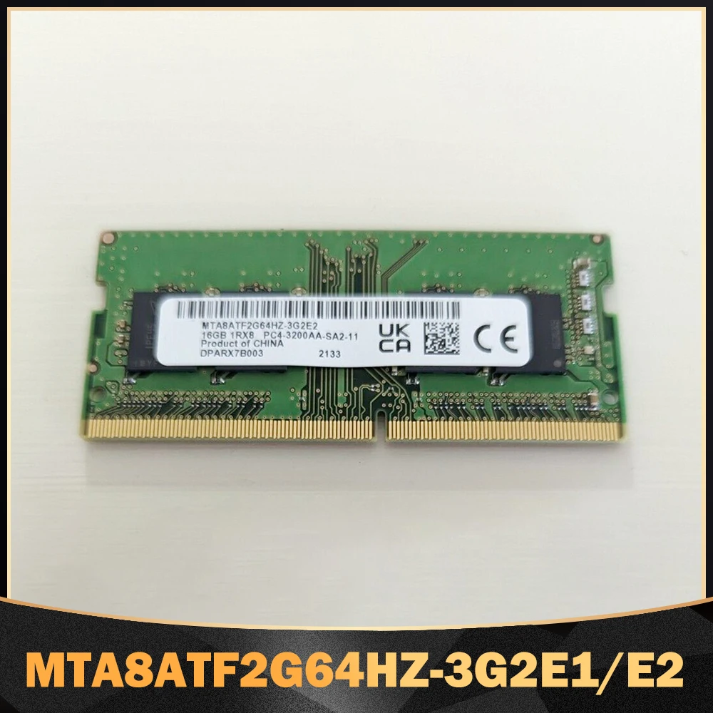 1 шт. Оперативная память 16 ГБ 16G 1RX8 DDR4 3200 PC4-3200AA-SA2-11 для памяти ноутбука MT