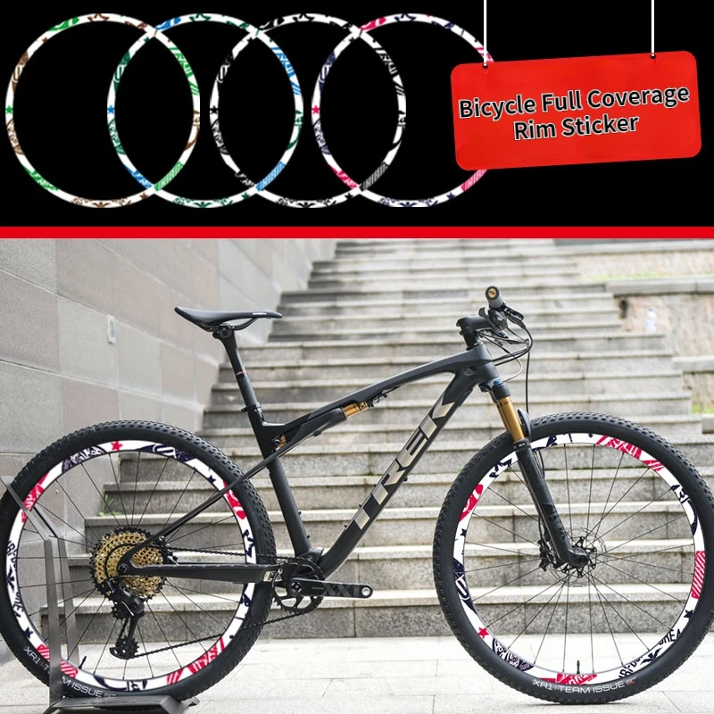 

MTB Wheel Sticker Width 19mm Road Wheel Decal Bike Stickers 26" 27.5" 29" 700C MTB Rim Decals Bicycle Accessories