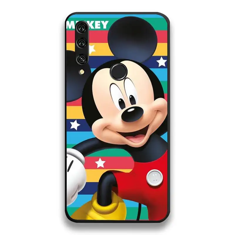 Чехол для телефона с изображением Микки и Минни Маус Huawei Y6P Y8S Y8P Y5II Y5 Y6 2019 P Smart Prime Pro