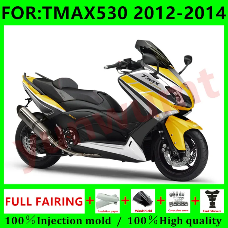 

Новый комплект обтекателей для мотоцикла ABS подходит для TMAX530 TMAX T-MAX 530 2012 2013 2014