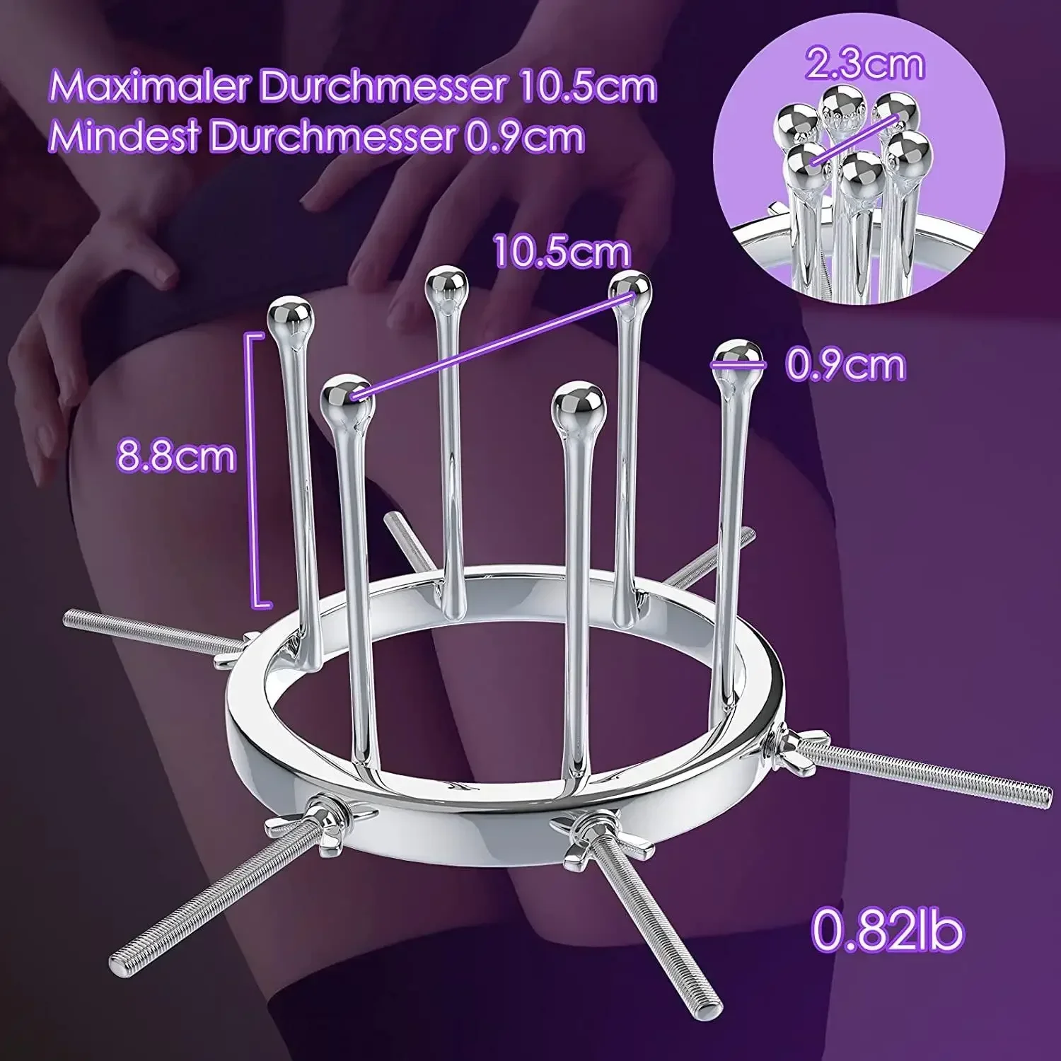 Ганнибал Металлический Анальный Расширитель Вагинальный Огромное Зеркало Фетиш