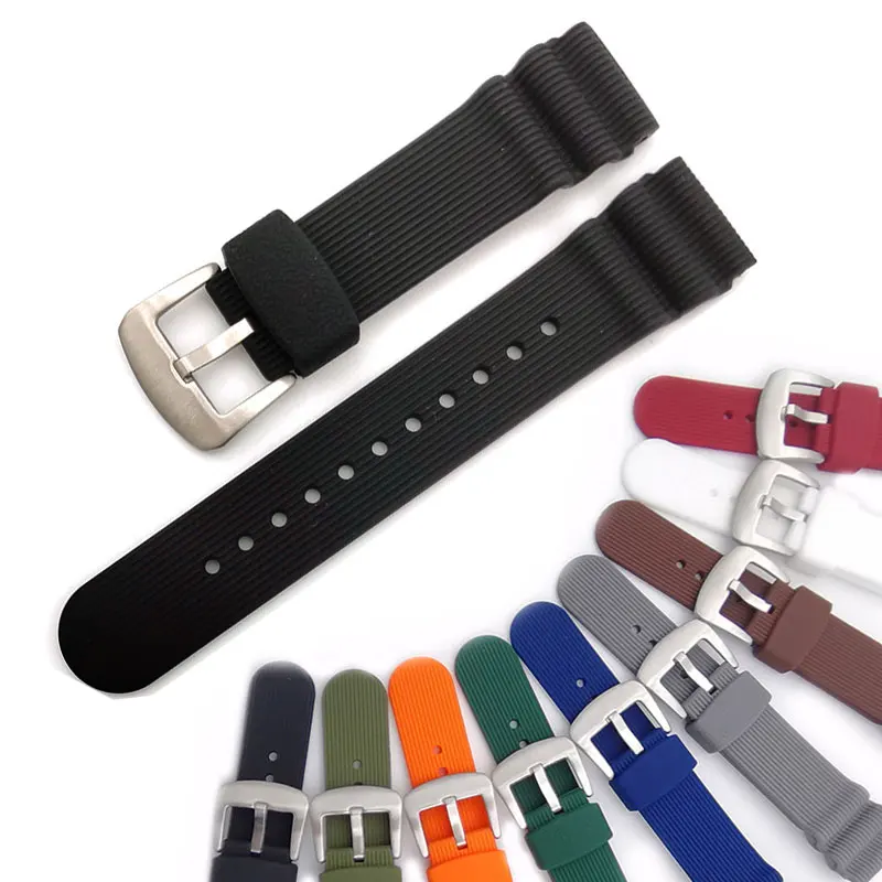 

Силиконовый спортивный ремешок для дайвинга, водонепроницаемый резиновый сменный Браслет для мужских часов, аксессуары для часов Seiko smthma, 22...