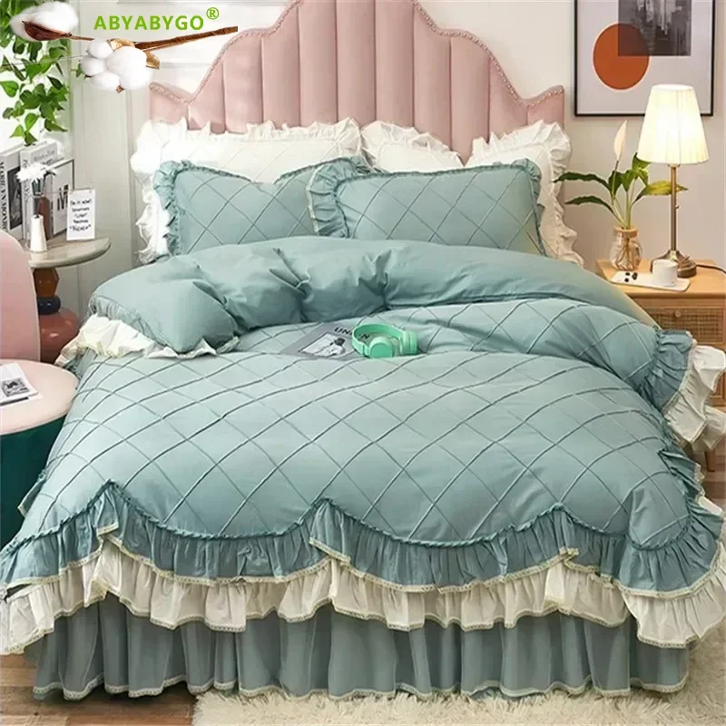 Комплект постельного белья принцессы для девочек роскошное постельное белье с